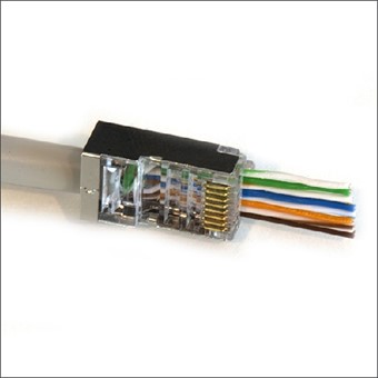 RJ45 F/STP conn. Cat6A massief